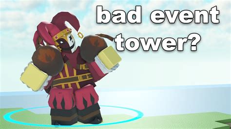 New Tds Event Tower Jester Roblox Youtube