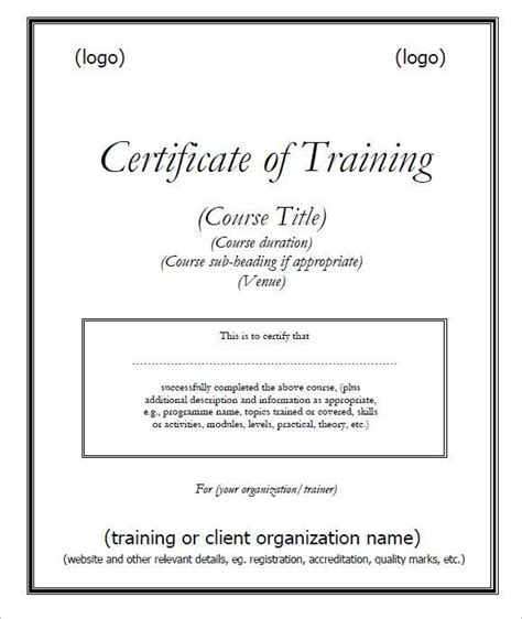Pin on Certificate Template