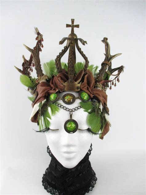 Fairy Forest Fairy Goddess Headpieces Faun Deer Fantasy Antlers Horns
