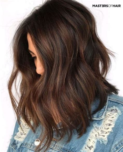 60 Inspiring Long Bob Hairstyles And Haircuts In 2020 Chocolate Brown