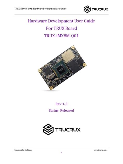 Trux Imx8m Q01 Hardware User Guide 03082022 N Pdf Computer Science