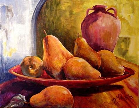 Pears In A Bowl By Diane Millsap From Still Life