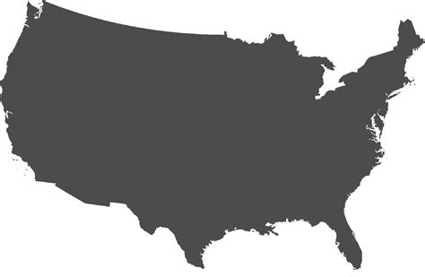 Vector Map Of The United States Map