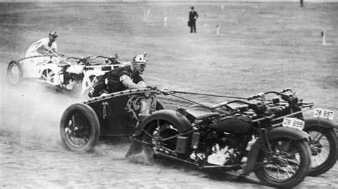 Chariot racing was the most popular form of entertainment in ancient rome. This photo captures the awesomeness of 30's Australian ...