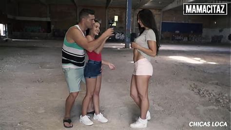 Chicas Loca Andalexa Tomasand Ramon Nomarand Apolonia Lapiedraand Hardcore Outdoor Threesome For Hot