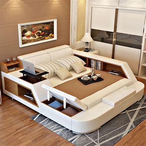 Our beds with storage will give the extra space you need. luxury bedroom furniture sets modern leather king size ...