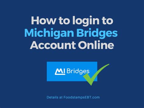 You can visit the michigan science center and so much more. Michigan Bridges Account Login - Food Stamps EBT