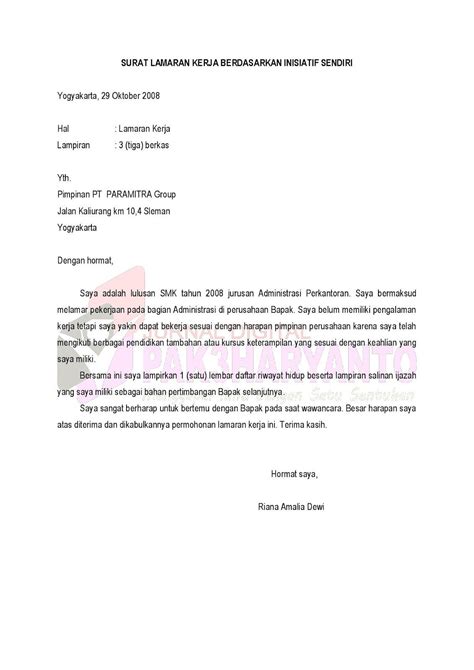 Contoh Surat Unsolicited Letter Qwlearn