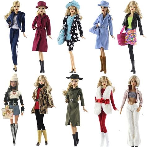 Nk Conjunto De Ropa Hecha A Mano Para Muñeca Barbie Lote De 3 Unidades Ropa De Invierno