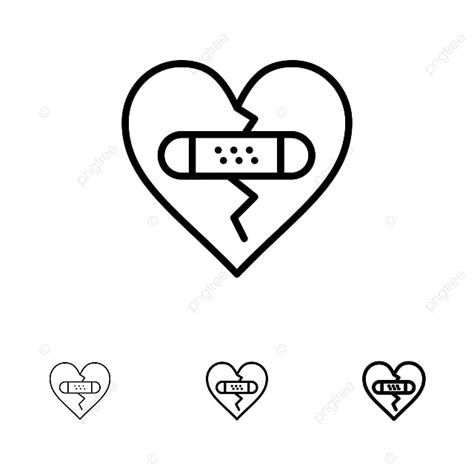 black love heart vector png images broken emotions forgiveness heart love bold and thin black l