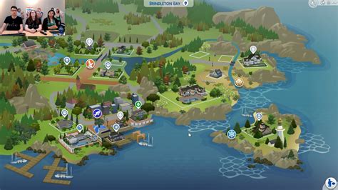 The Sims 4 Cats And Dogs First Look At Brindleton Bays Map Simsvip