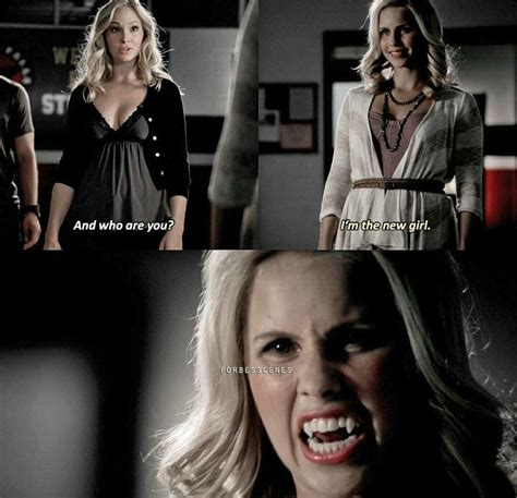 Rebekah Mikaelson And Caroline Forbes The Vampire Diaries Season 3