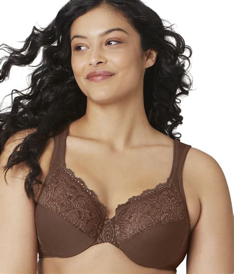 glamorise low cut wonderwire lace bra and reviews bare necessities style 1240