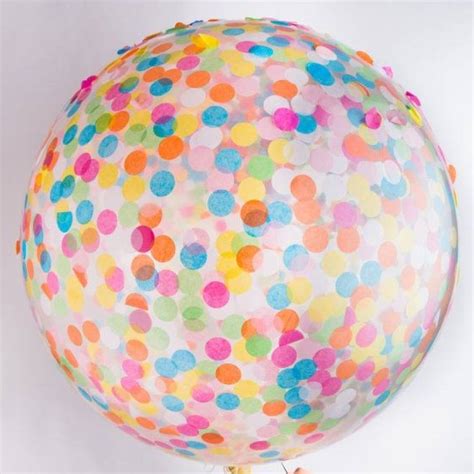 Giant Confetti Balloon By Pink Biscuits