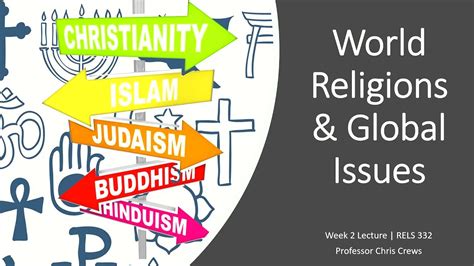 World Religions And Global Issues Week 2 Lecture Part I Youtube