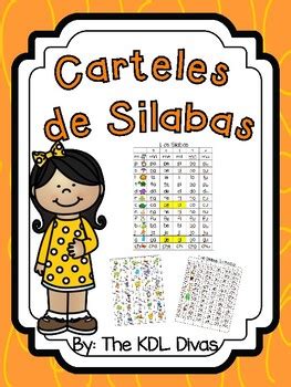 Carteles De Silabas Simples Y Trabadas By KDL Divas TPT 137060 The