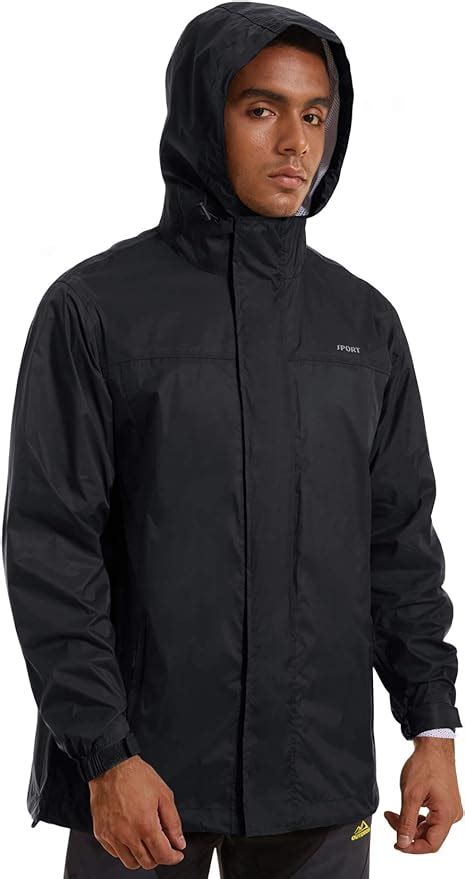 Kefitevd Mens Lightweight Raincoats Waterproof Raincoat With Hood