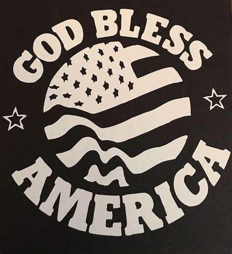 God Bless America American Flag Decal Car Decal Etsy