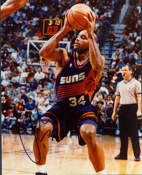 Autograph NBA CHARLES BARKLEY Photo Phoenix Suns COA EBay