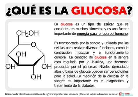 Qué Es La Glucosa Definición De Glucosa