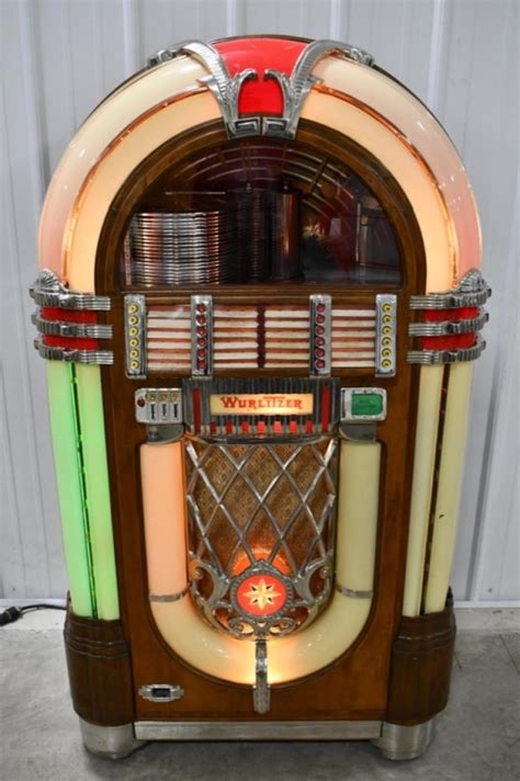 Sold Price Coin Op Wurlitzer Jukebox Model 1015 With Bubbler Invalid