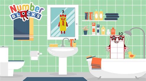Numberblocks 10 And 7 Take A Bath Together In The Bathroom Fanmade