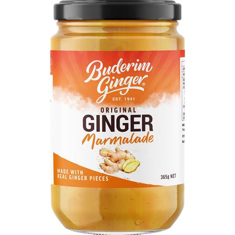 Buderim Ginger Marmalade 365g Woolworths