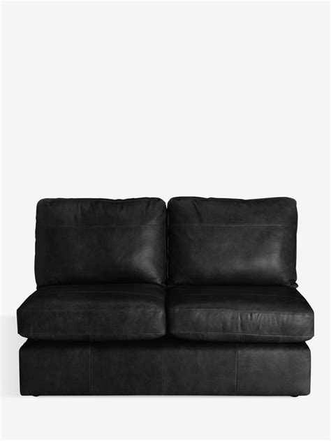Check out our pick of the best sofa beds you sofa beds have had a modern day makeover, and nowadays you can practically get one in any style — from velvet to sleek leather, minimalist and 3 john lewis barbican medium two seater sofa bed. Small Black Leather sofa Bed | Armless leather sofa, Black ...