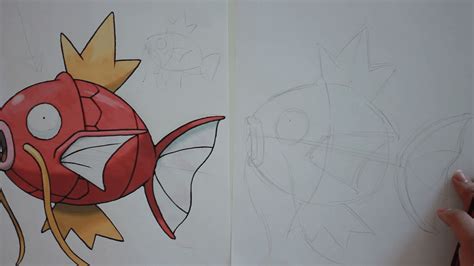 How To Draw Magikarp From Pokemon Draw With Richie