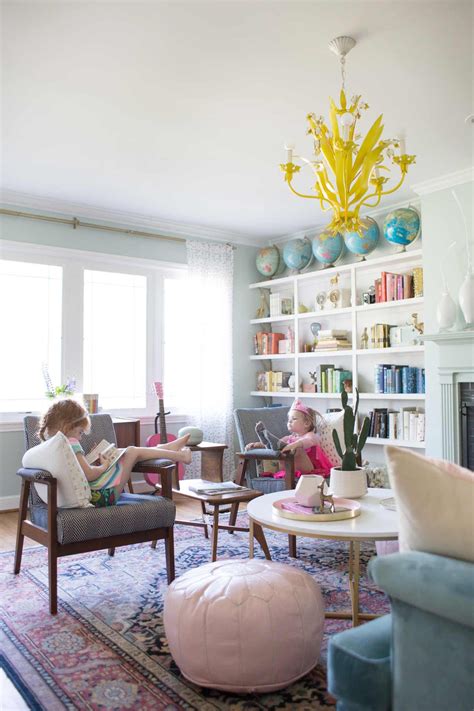 Overall, finding kid friendly living room furniture and decorations is just trial and error. A Living Room Spring Refresh With Ebay - Lay Baby Lay | Kid friendly living room, Kid friendly ...
