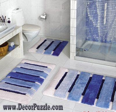 20 fashionable designs of supple bathroom rug. modern bathroom rug sets, bath mats 2017, blue bathroom ...