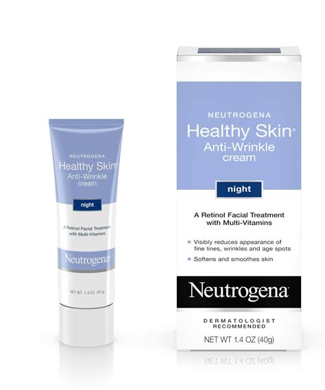 healthy skin anti wrinkle night cream neutrogena®