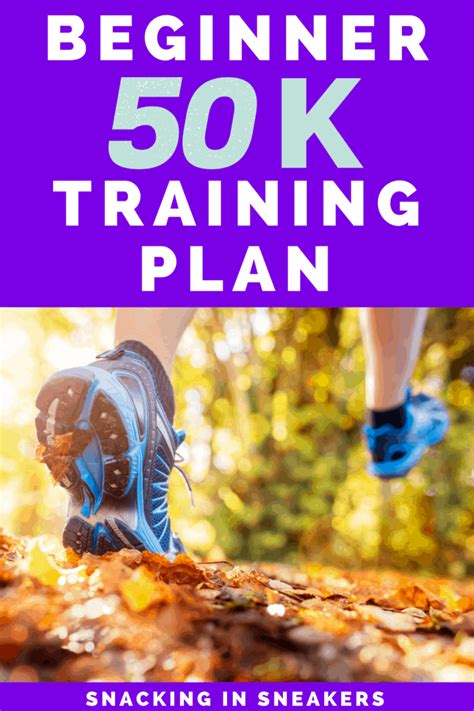 Beginner 50k Training Plan Snacking In Sneakers