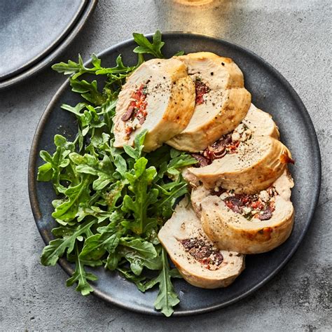 Just one of our best baked chicken breast recipes. Mediterranean Stuffed Chicken Breasts Recipe - EatingWell