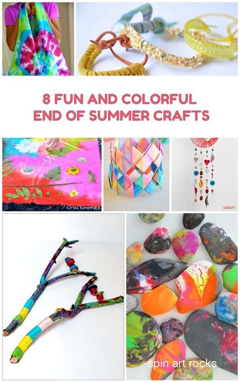 8 Fun End Of Summer Camp Crafts Summer Crafts Summer Camp Crafts