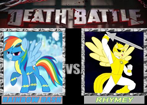 Death Battle Rainbow Dash Vs Rhymey By Alphamonouryuuken On Deviantart