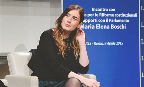 Maybe you would like to learn more about one of these? Maria Elena Boschi, scollatura vertiginosa all'evento coi ...