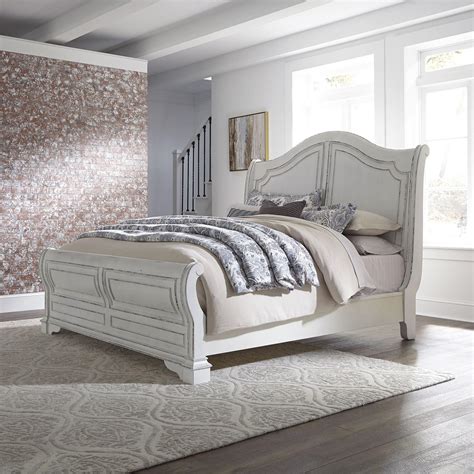 4.3 out of 5 stars. Antique White Finish Queen Sleigh Bed 244-BR-QSL Liberty Furniture - Walmart.com - Walmart.com