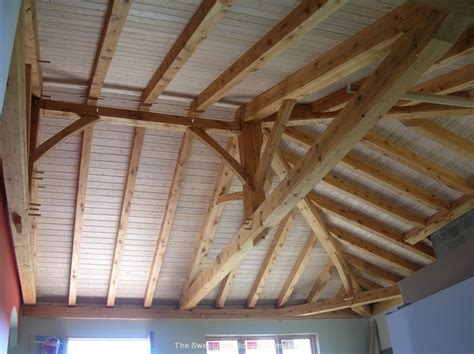 Timber Framing Of Hip Roof The Jasper Fine Homebuilding