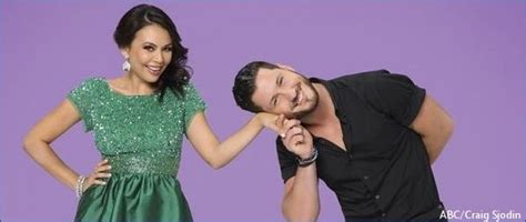 Dancing With The Stars Couple Janel Parrish And Val Chmerkovskiy Continue Dodging Dating