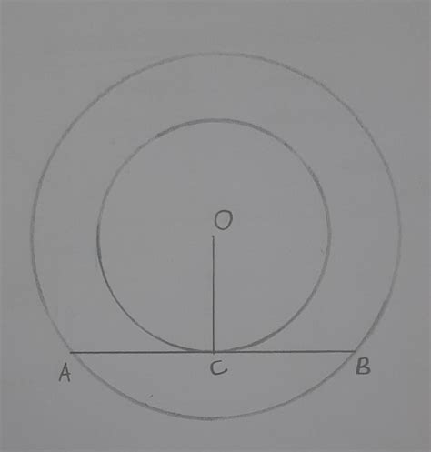 Prove That In Two Concentric Circles The Chart Of The Larger Circle