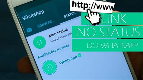 Como inserir link no status do Whatsapp - YouTube