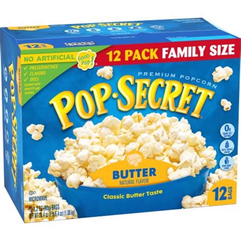 Pop Secret Microwave Popcorn Butter Flavor Pack Of 4 4 Packs Kroger