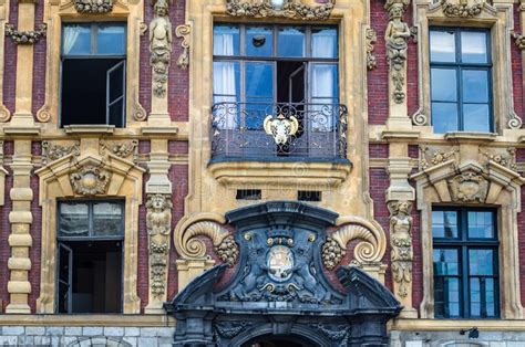 Architecture Detail In Lille France Stock Photo Image Of Landmark