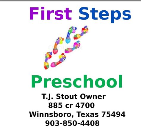 first steps preschool winnsboro tx
