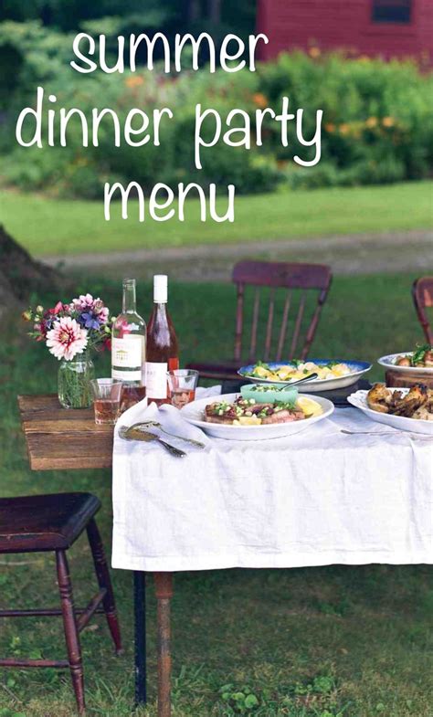 A quick summer pesto tops grilled shrimp and mixed greens for a meal that tastes like summer. Dinner Party Menu | Martha Stewart Living - On a warm ...