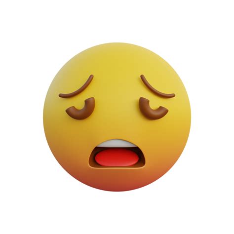 Emoticon Expression Weary Face 9350740 Png