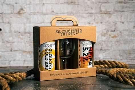Beer And Glass T Set Gloucester Brewery Beer And Gin