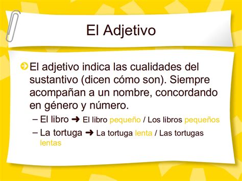Los Adjetivos Calificativos Blog Español Ce1