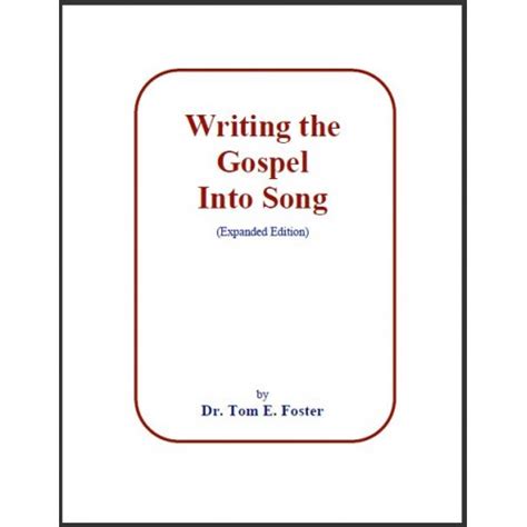 Writing The Gospel Into Song Revised B103
